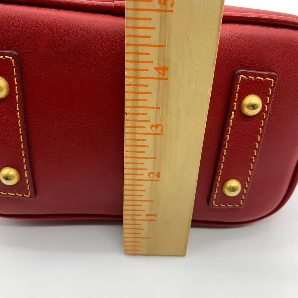 Dooney & Bourke Red Leather Crossbody Bag - Picture 7 of 14